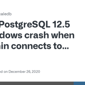 PostgreSQL Security Update Patch for Multiple Vulnerabilities