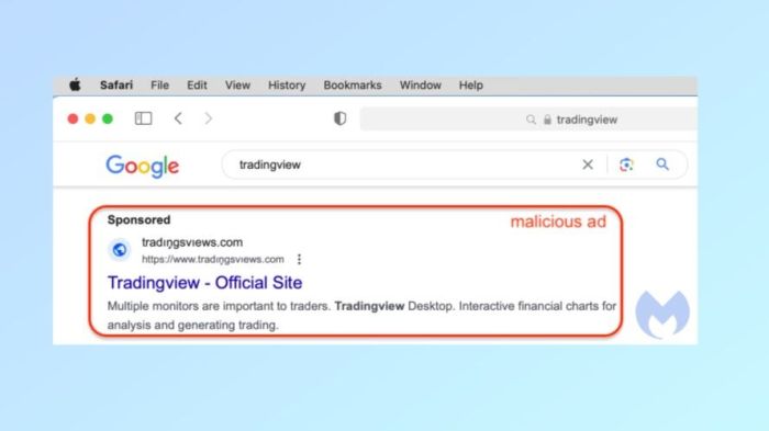 Fakebat malware via google ads