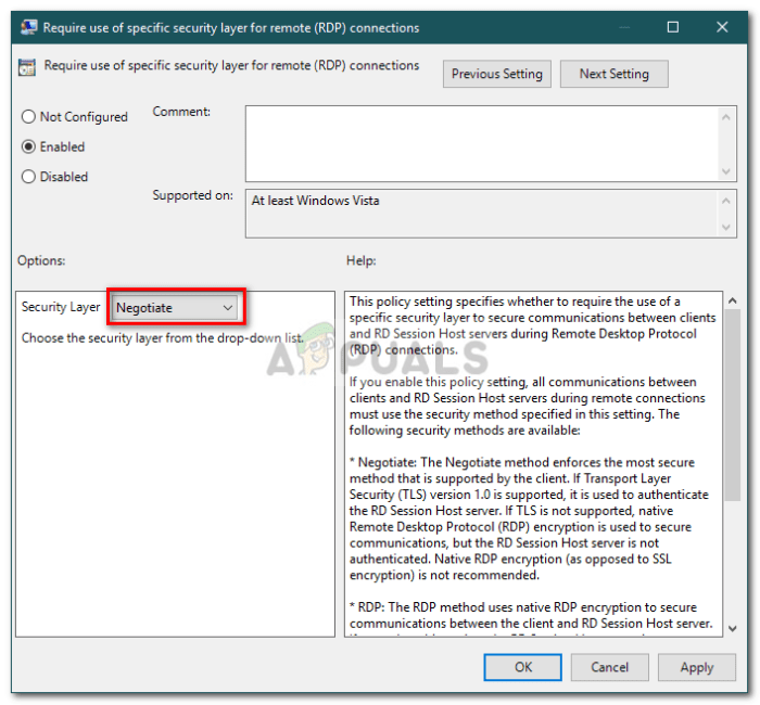 Oracle rdp credssp remediation encryption enable Oracle rdp credssp remediation encryption enable