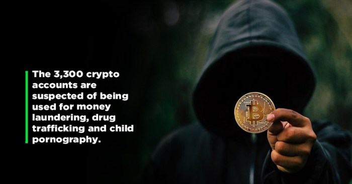 Laundering millions in crypto investments