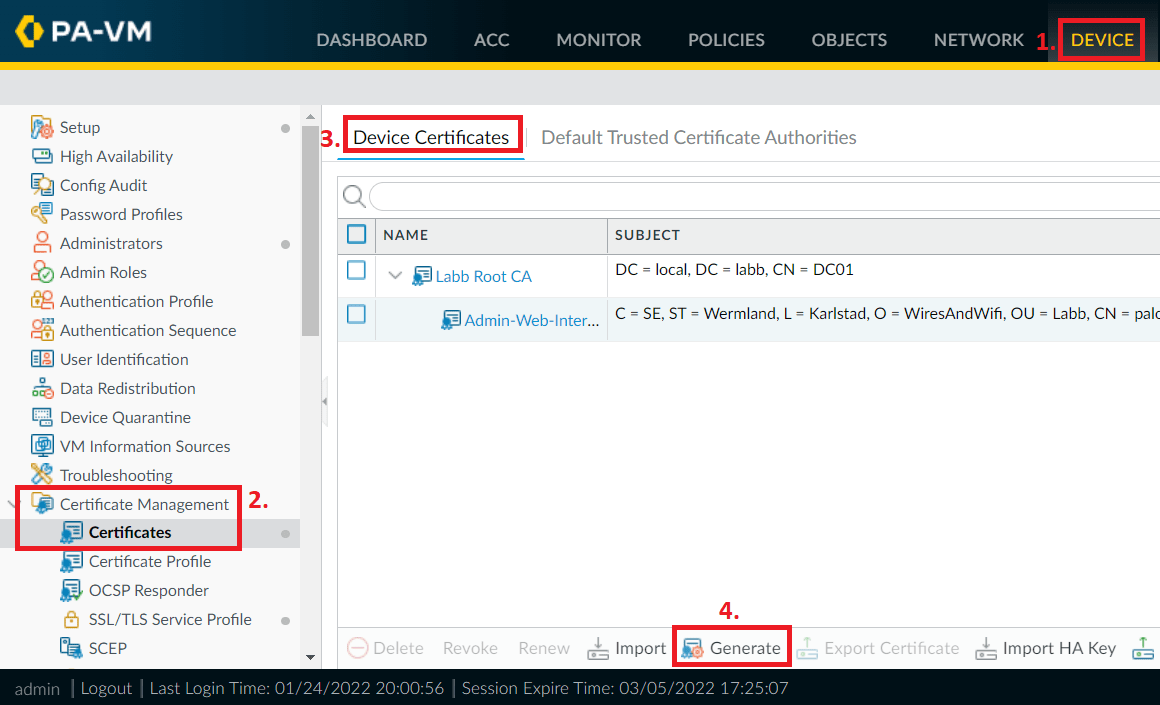 Palo alto certificate validation flaw