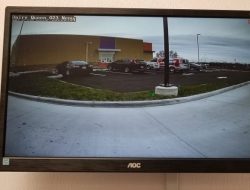 Parking lot security camera enhances safety and peace of mind