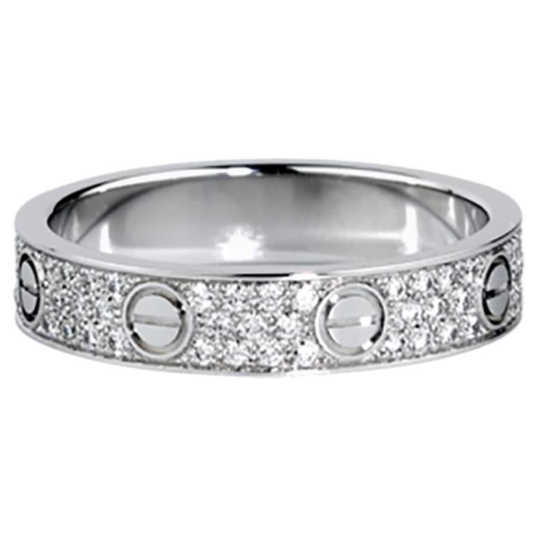 Cartier 18K White Gold Love Ring | EBTH