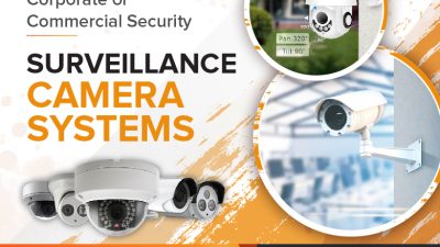 Commercial surveillance camera system for safety