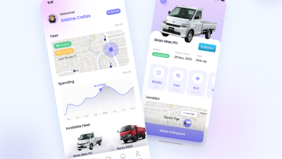 Fleet Management Mobile App by Masum Parvej for Halal Lab on Dribbble