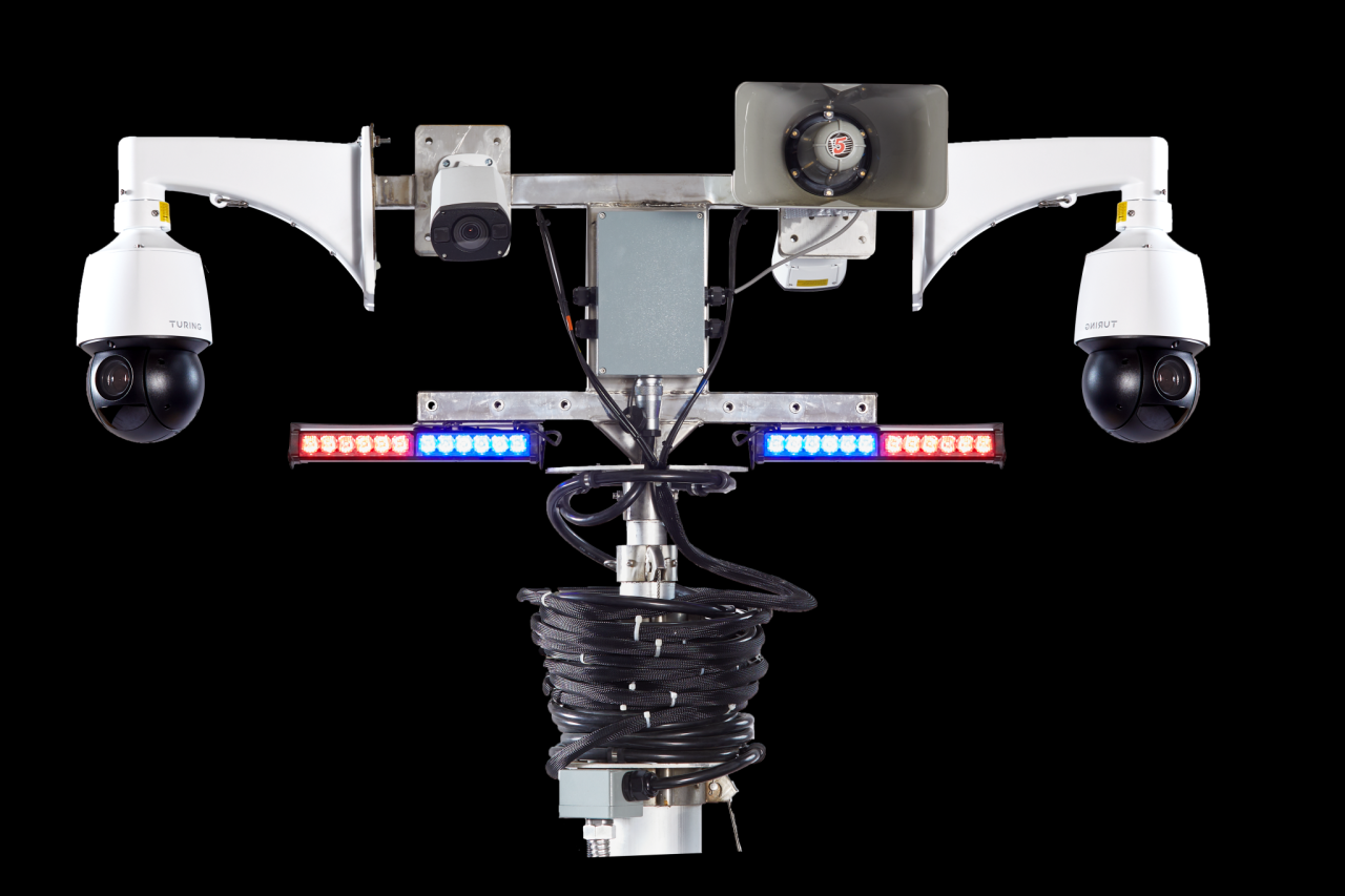 portable surveillance trailer VTS1200B-C portable surveillance trailer VTS1200B-C