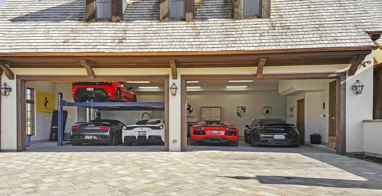 Pin by sk on House | Luxury garage, Dream car garage, Garage house