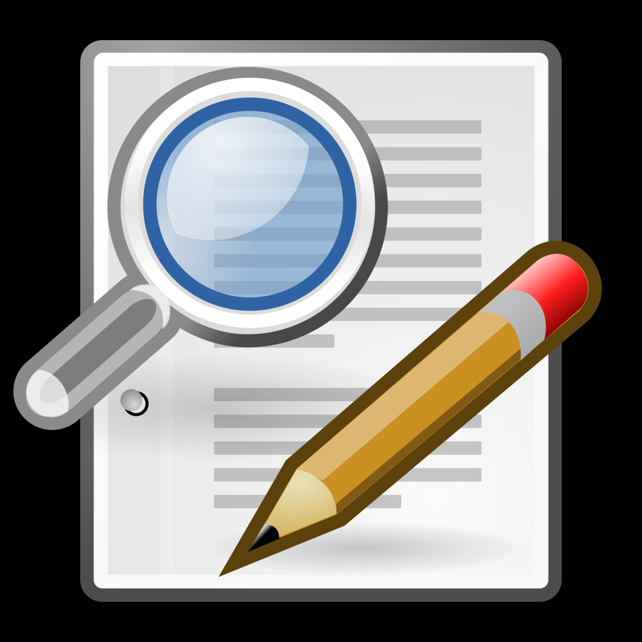 Clipart - tango edit find replace