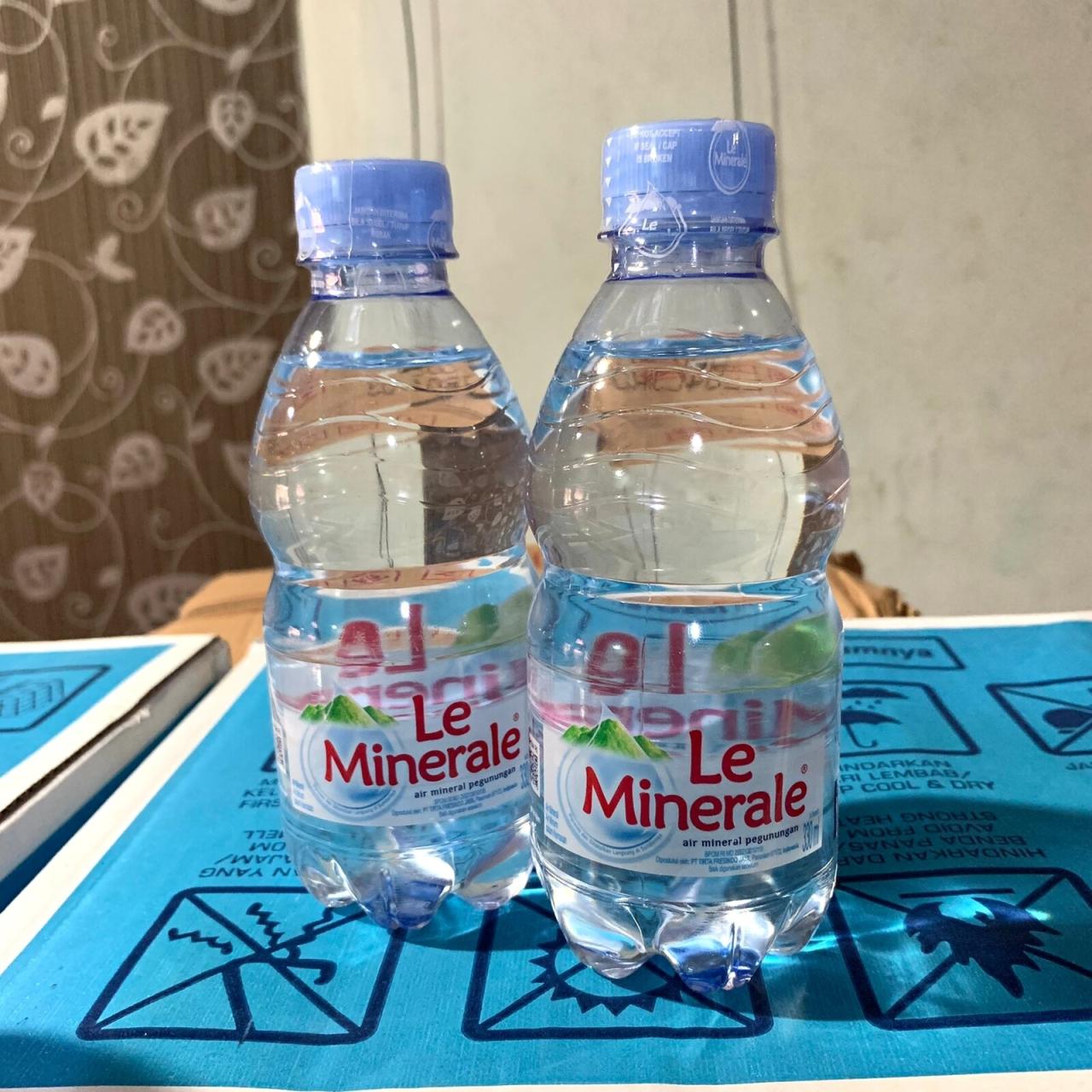 Lemineral 330ml 1 dus isi 24 botol / air mineral / air minum | Lazada ...